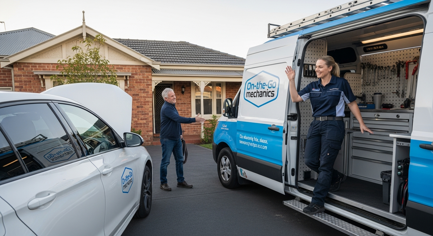 Mobile mechanic service van Melbourne