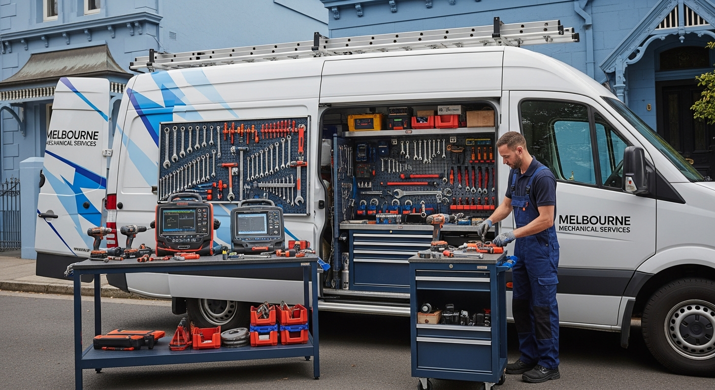 Mobile servicing van in Melbourne