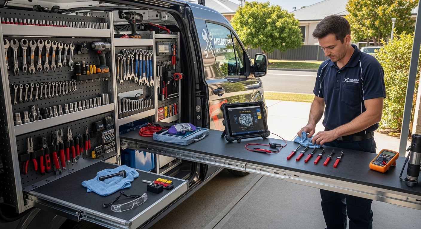 Mobile mechanic van in Melbourne