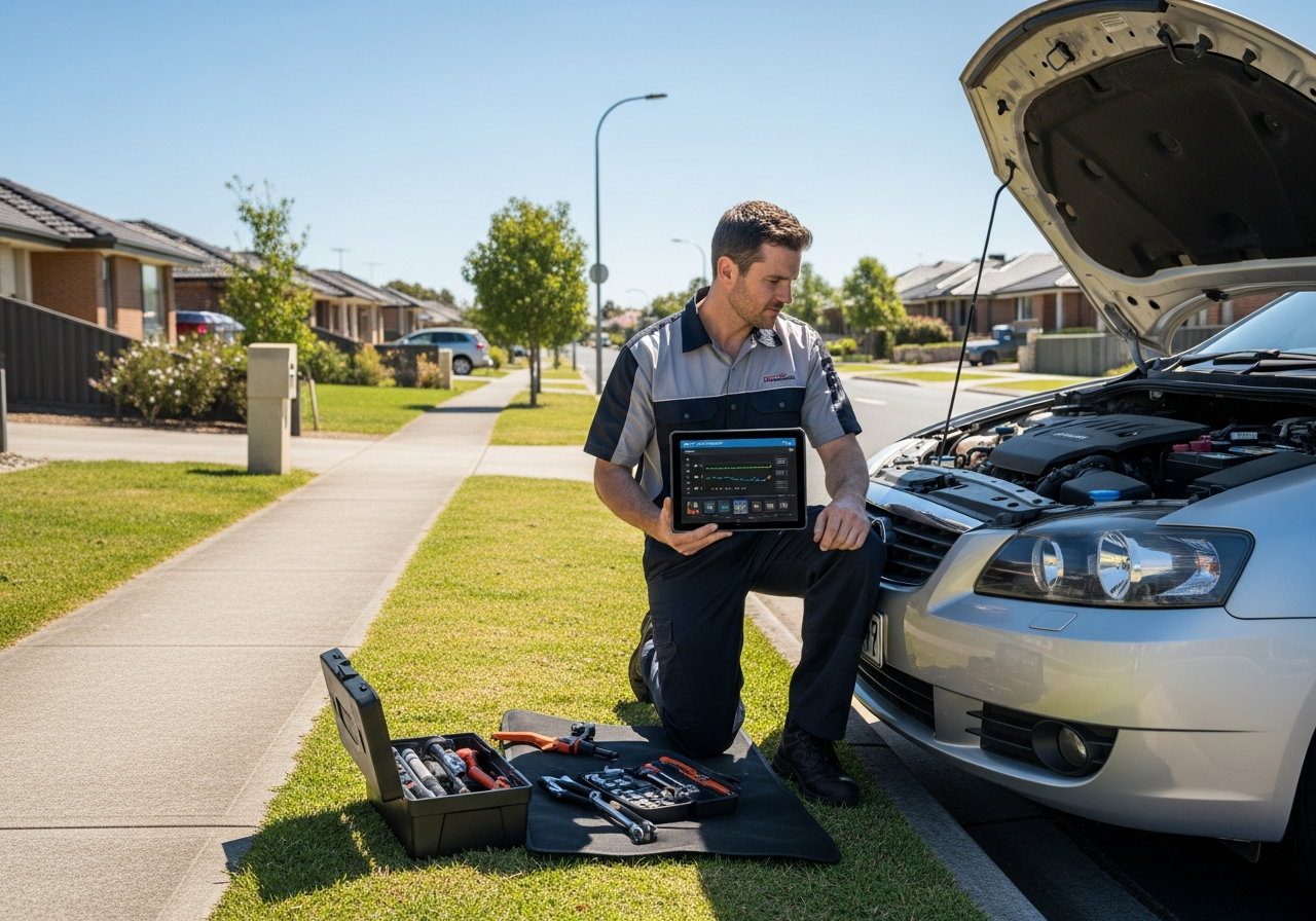 Mobile diagnostics at roadside