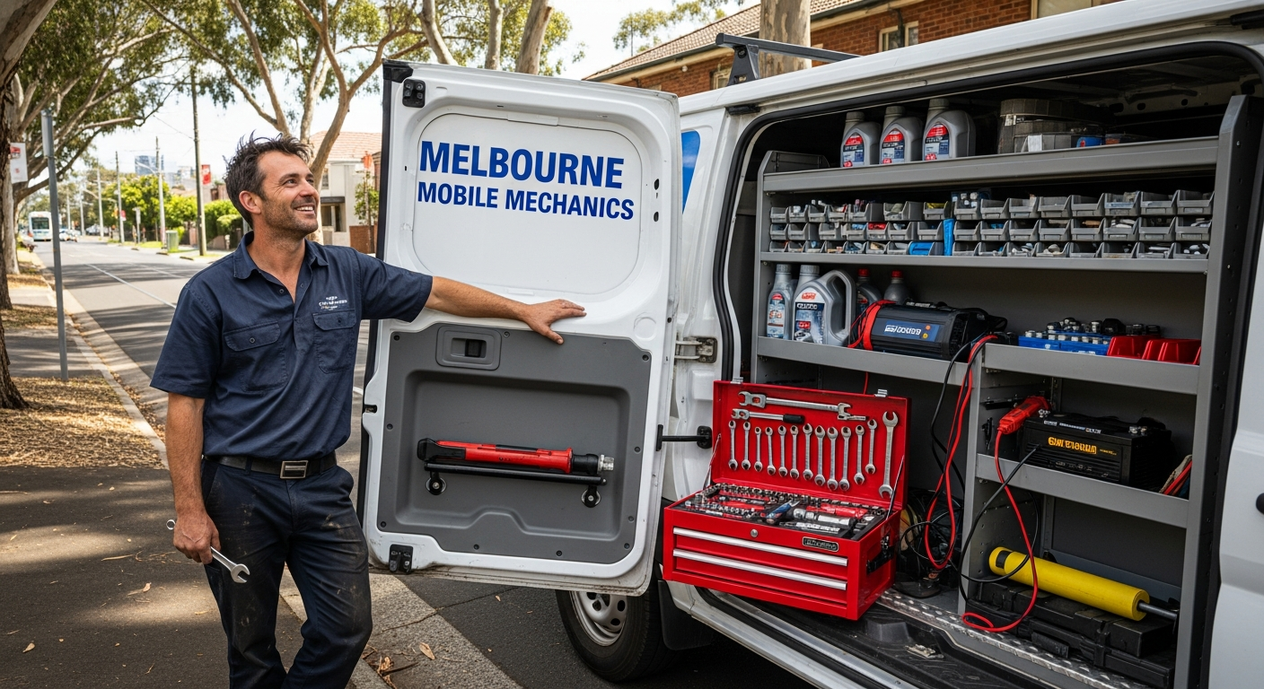 Mobile mechanic Melbourne service van