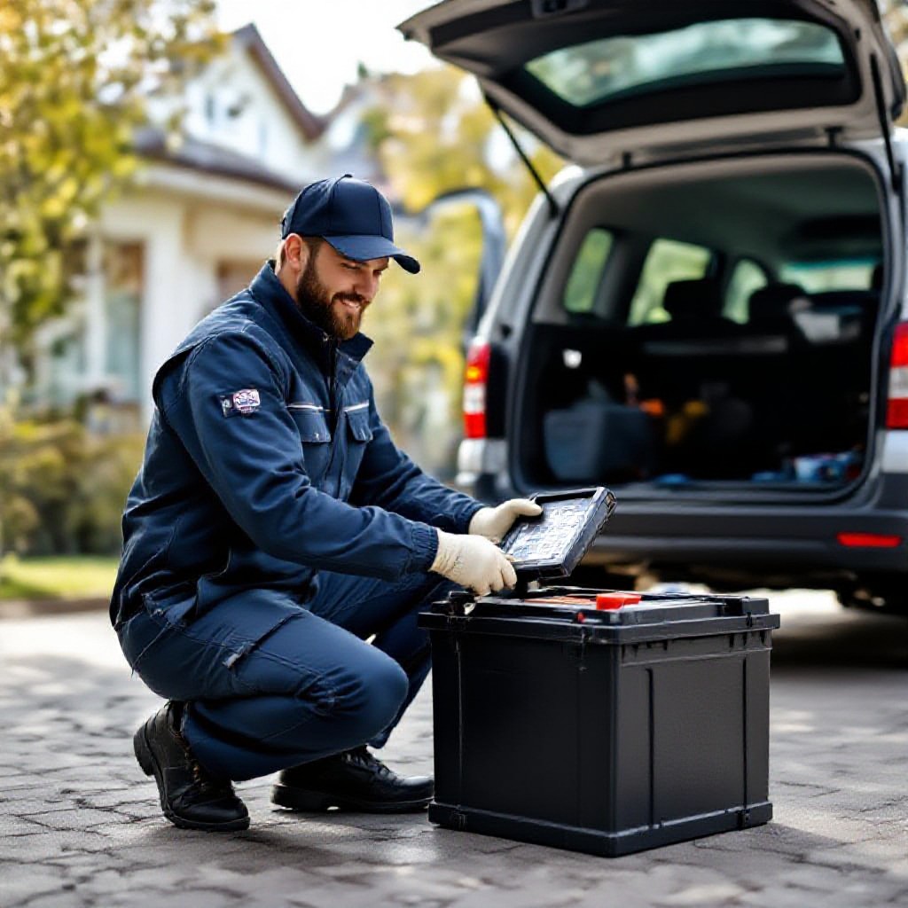 Battery replacement onsite