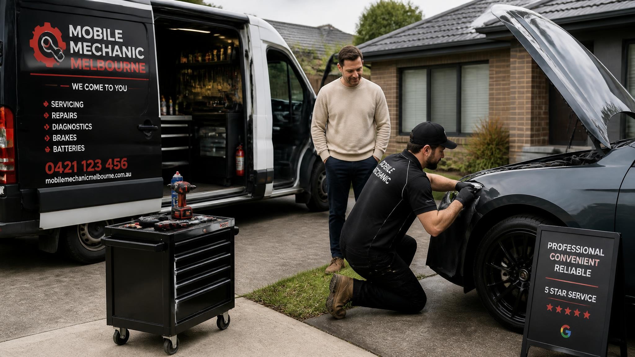 Portable car repair service in Melbourne