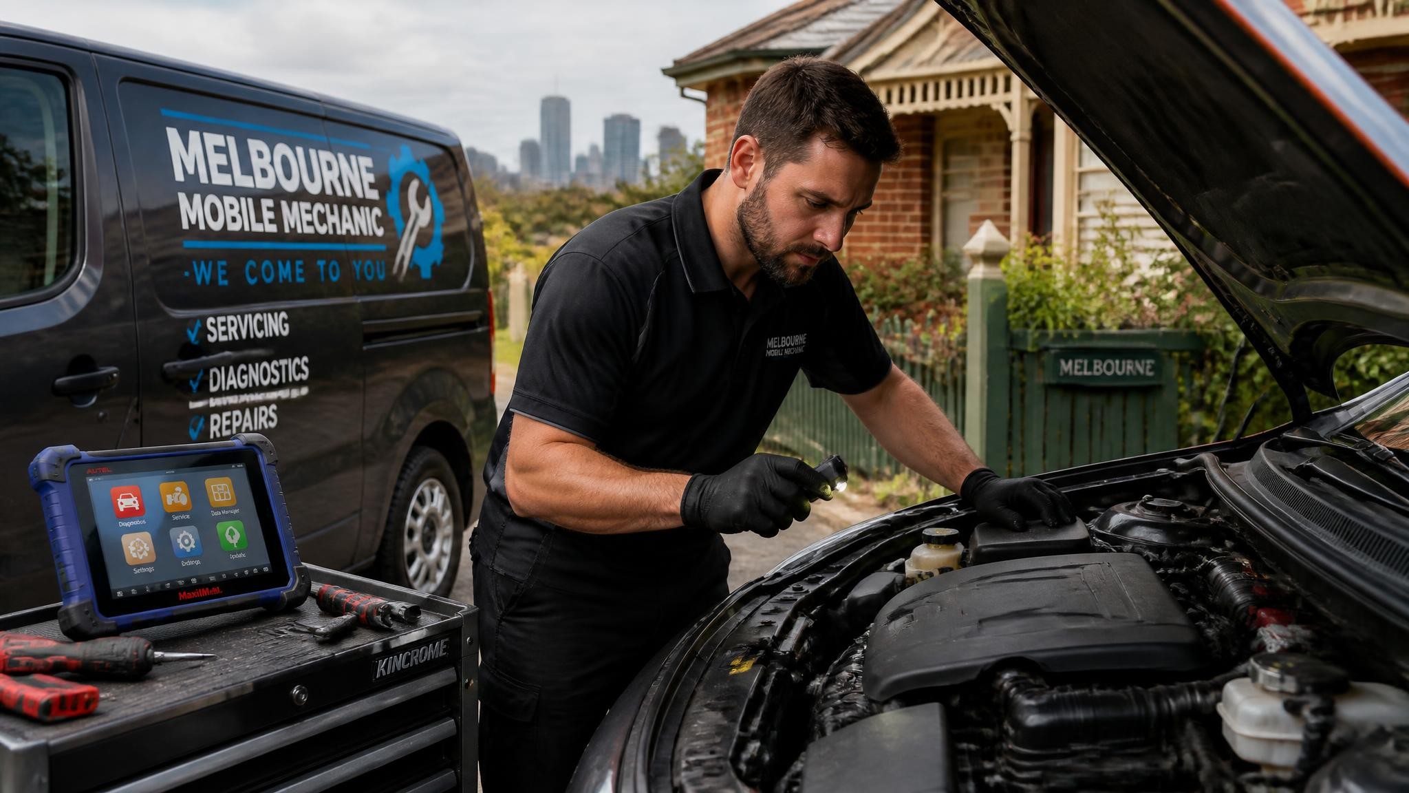Trusted mobile mechanic in Melbourne providing on-site car repairs