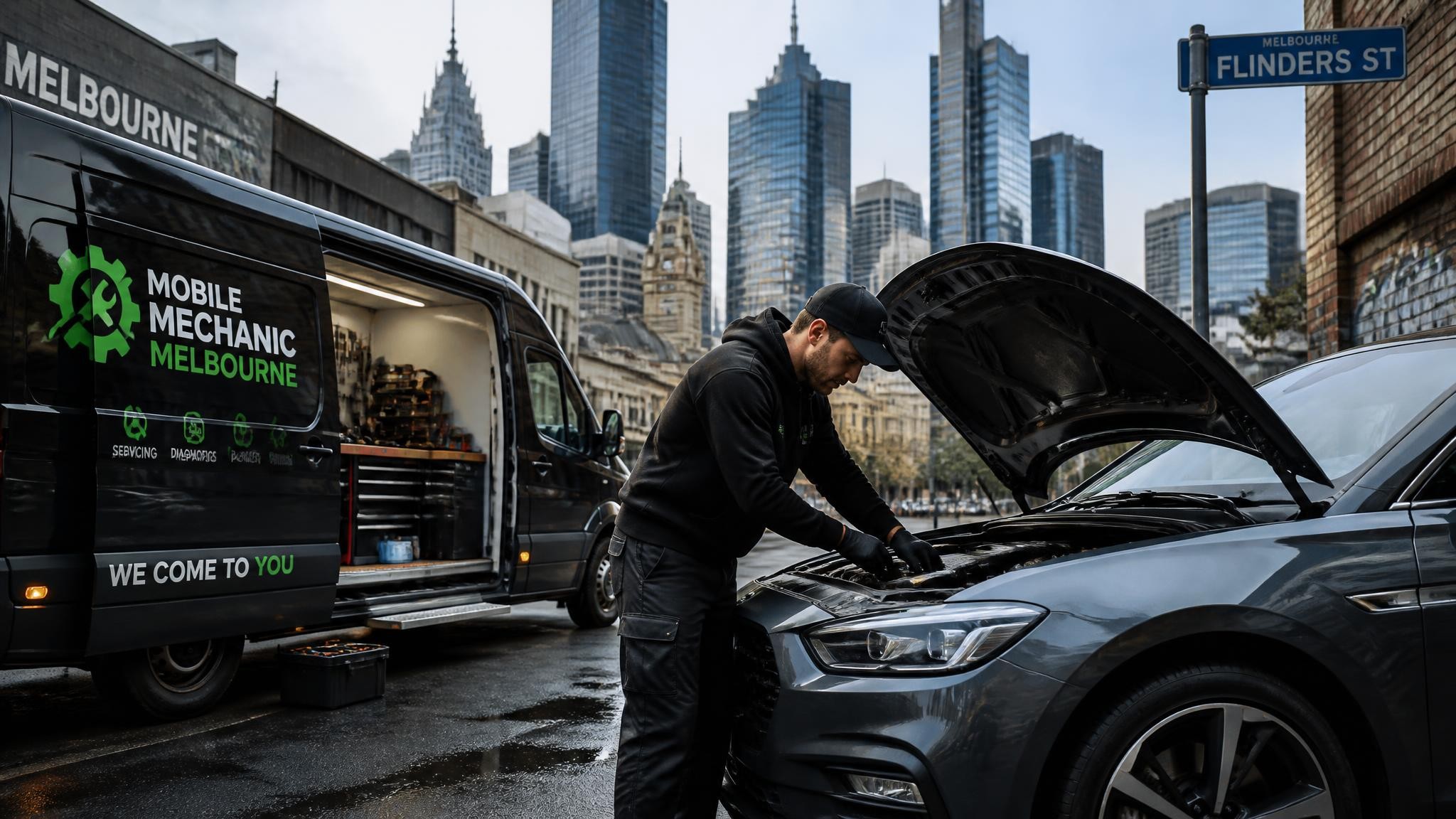 Mobile car repairs throughout Melbourne