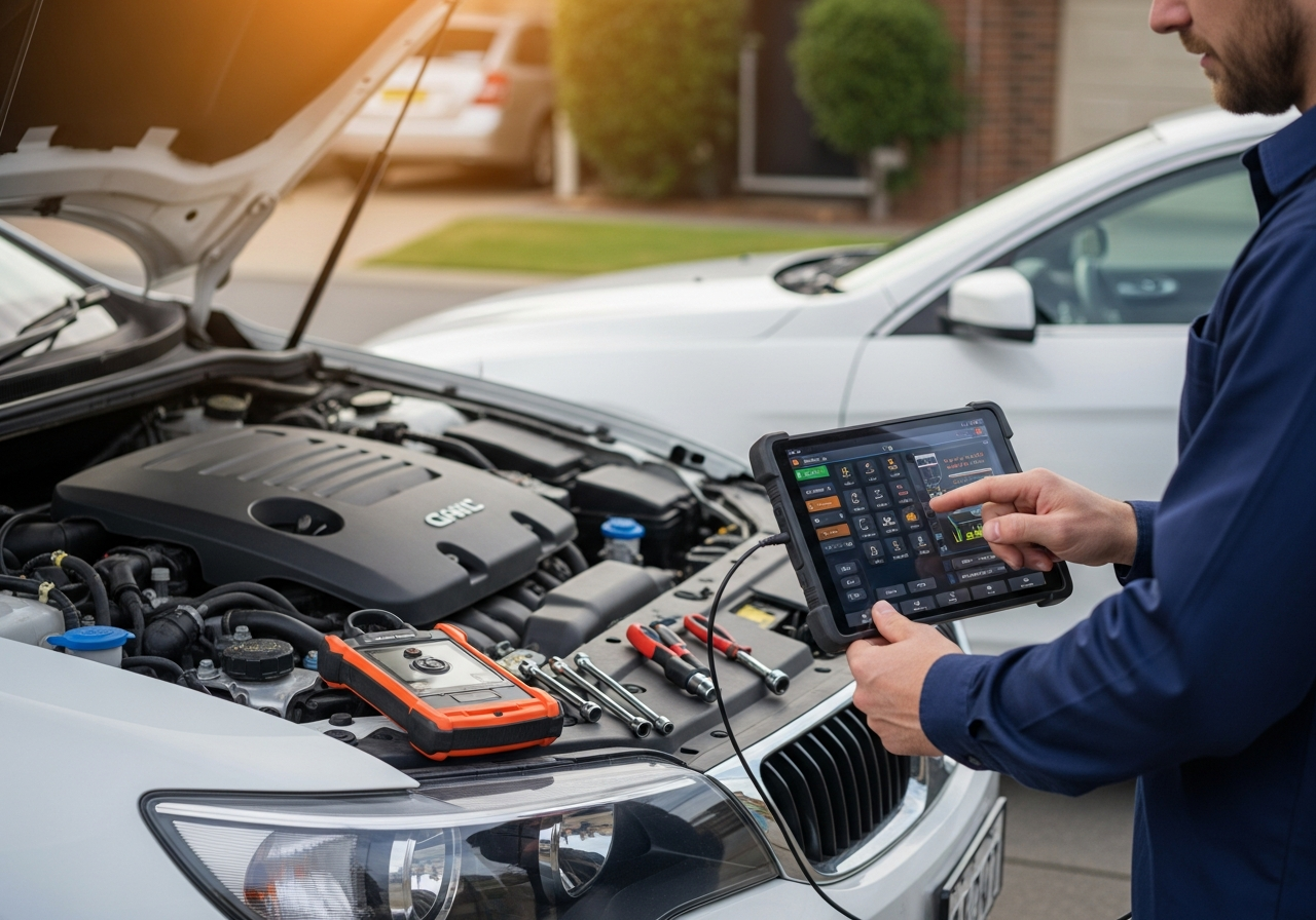 Mobile mechanic diagnostic
