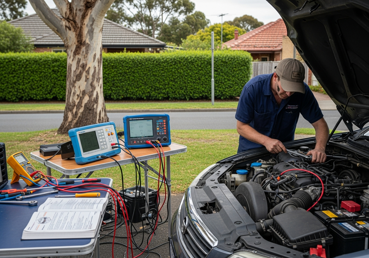 Engine repair at location