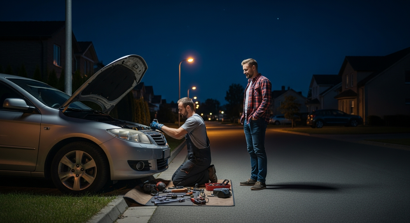 Nighttime mobile servicing Melbourne