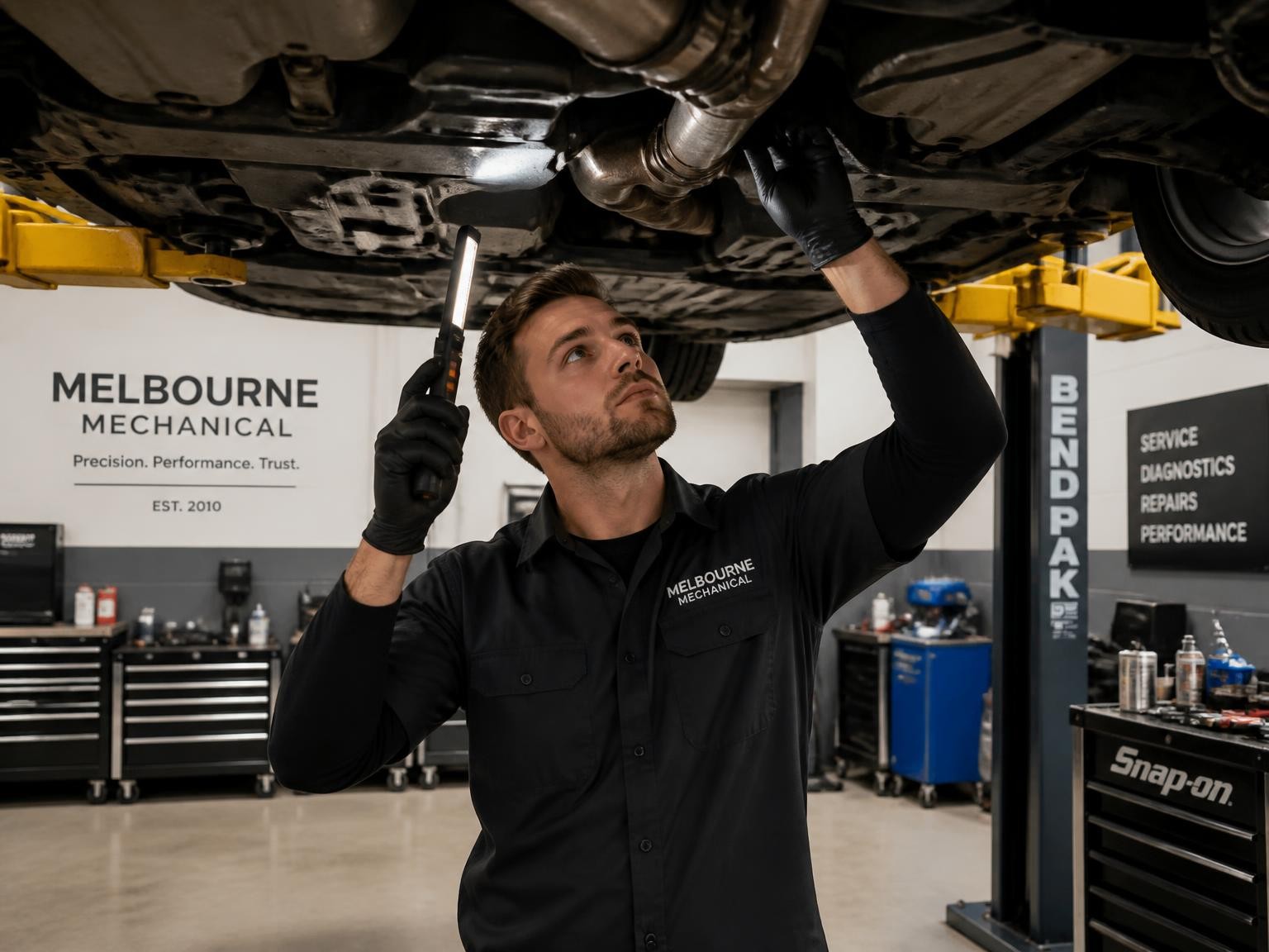 Professional vehicle inspection and repair equipment