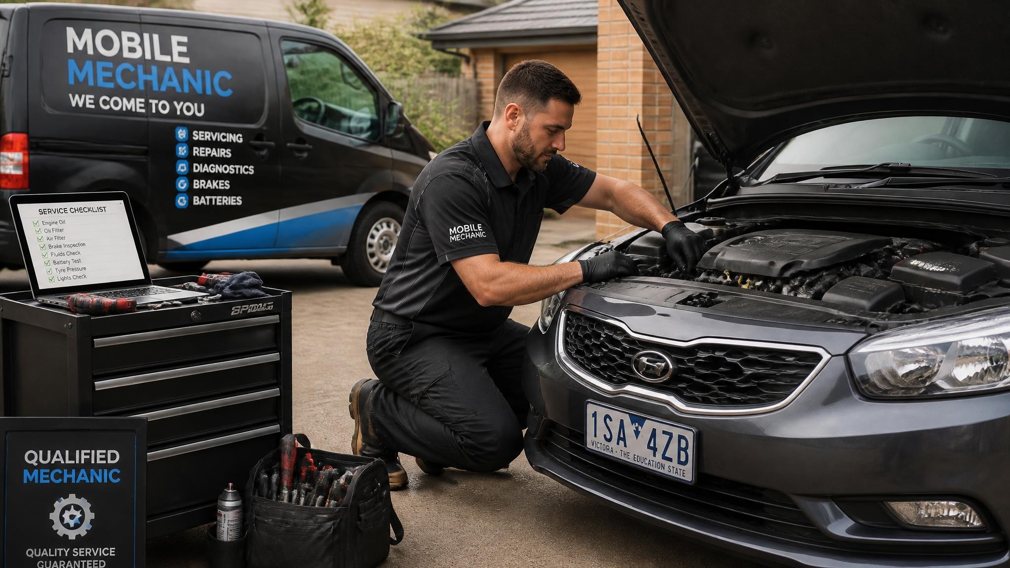 Mobile car servicing in Melbourne