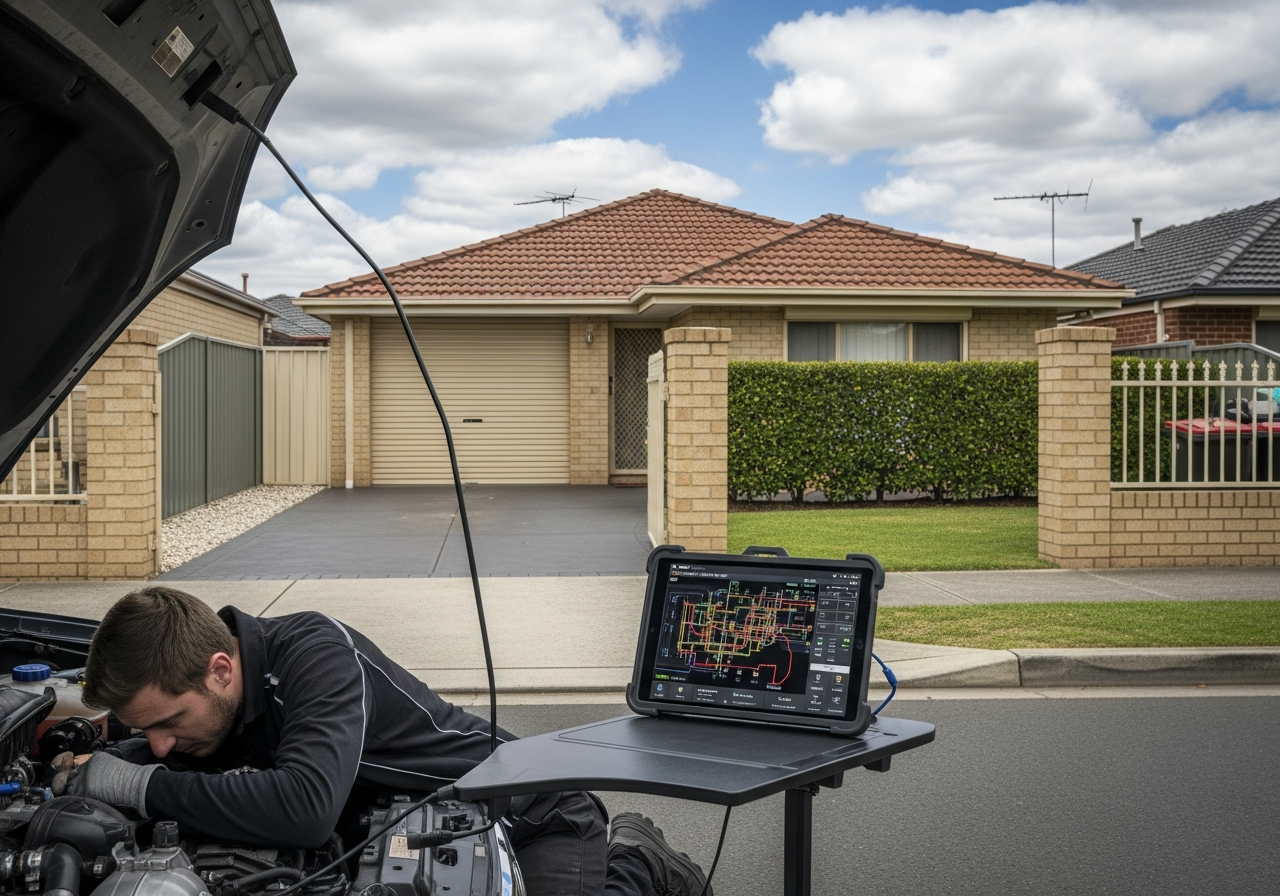 On-site vehicle diagnostics