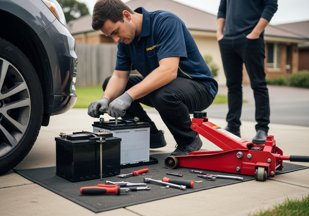 Onsite battery replacement Melbourne