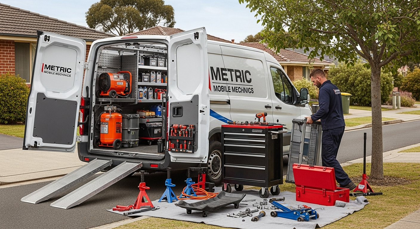 Mobile mechanic van in Melbourne
