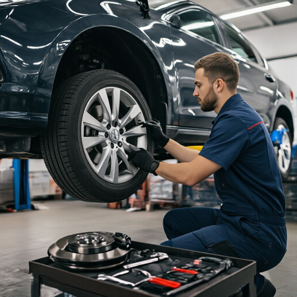 Brake inspection onsite