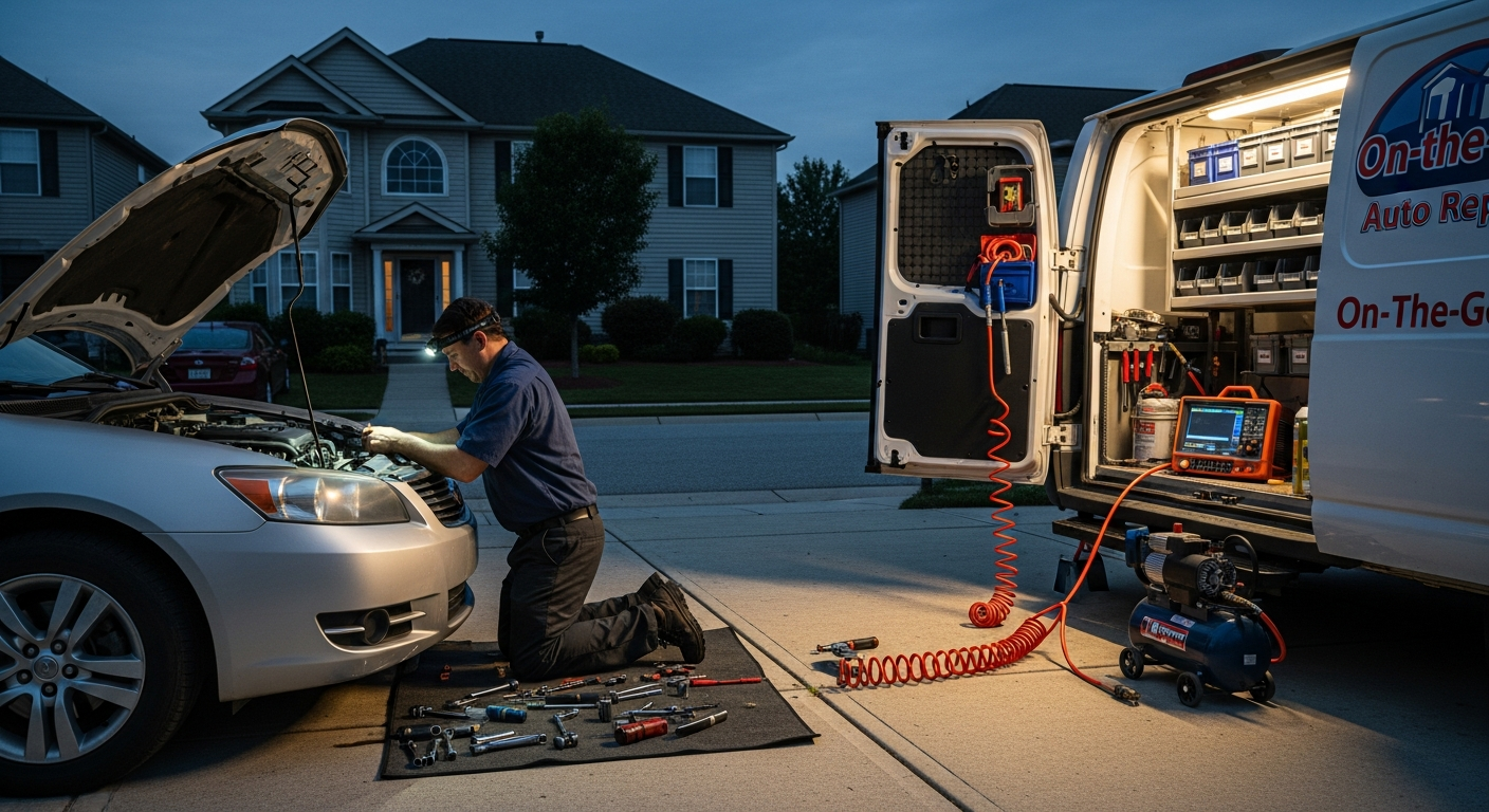 On-site mechanic at home