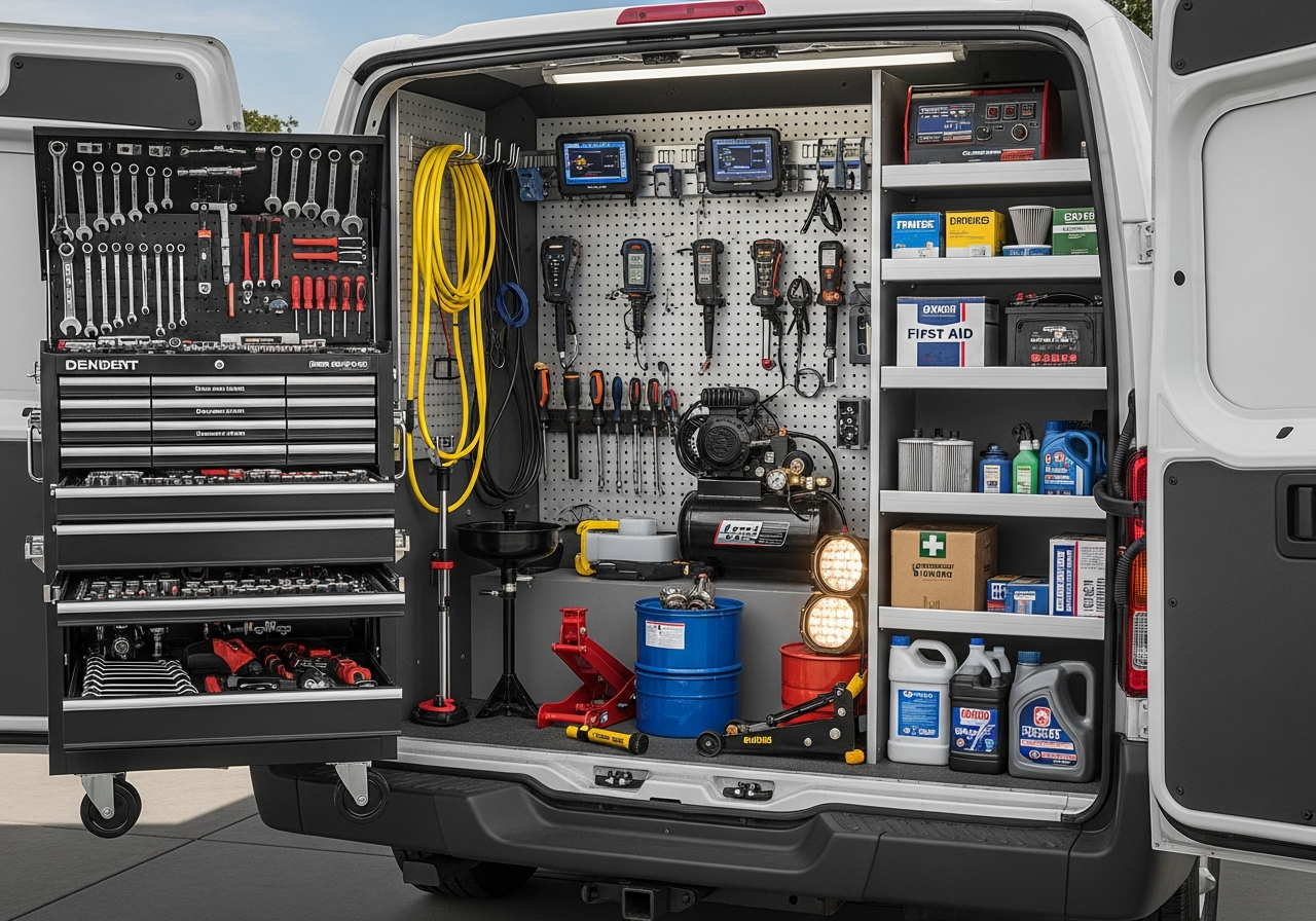 Mobile mechanic van