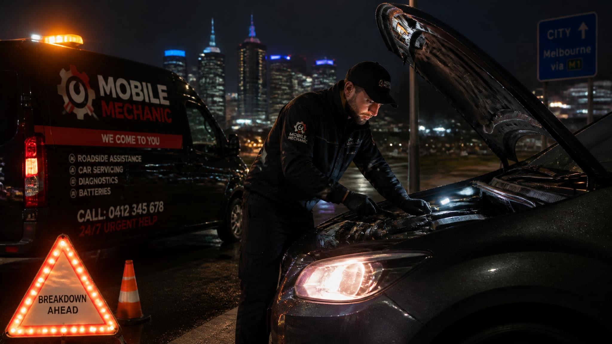 24 hour call out mechanic in Melbourne