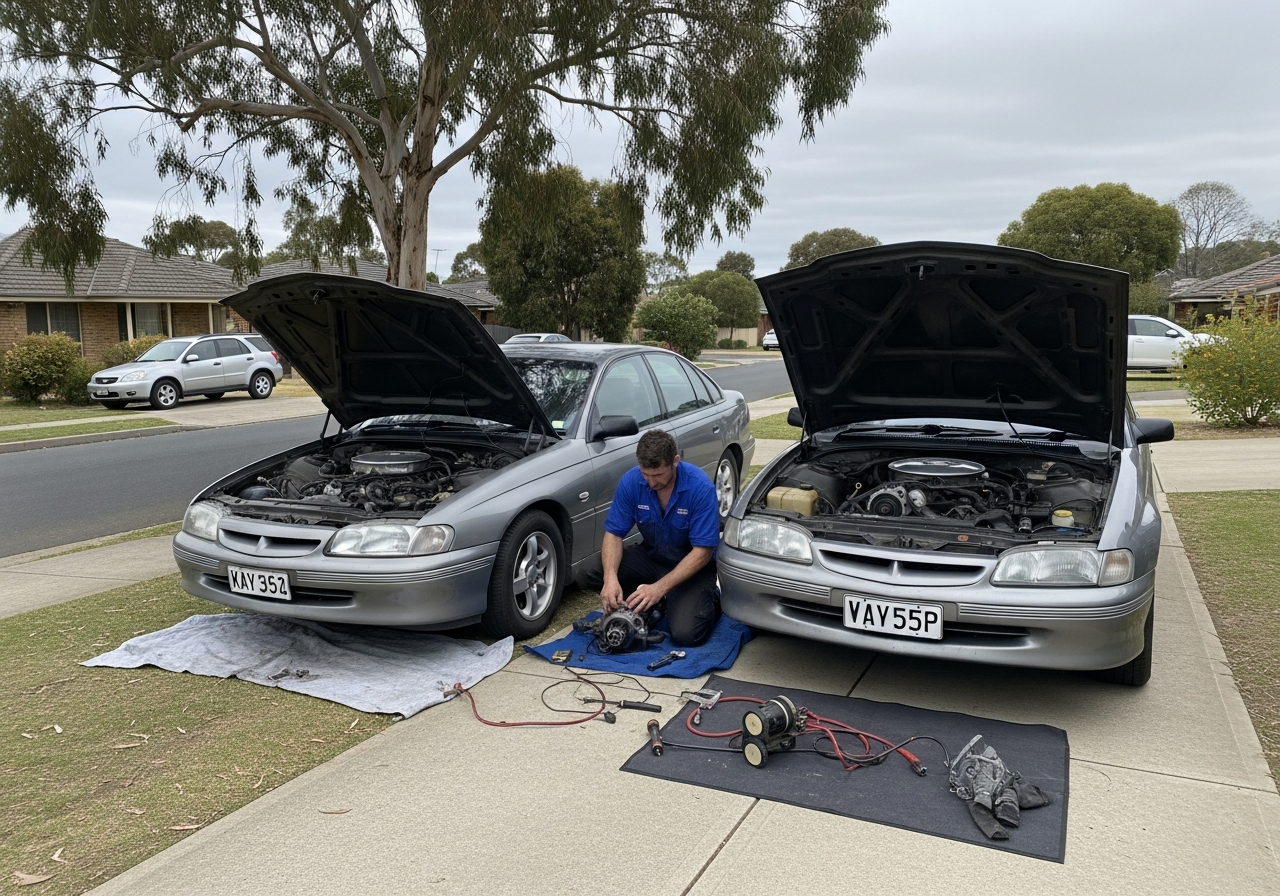 Starter motor replacement onsite
