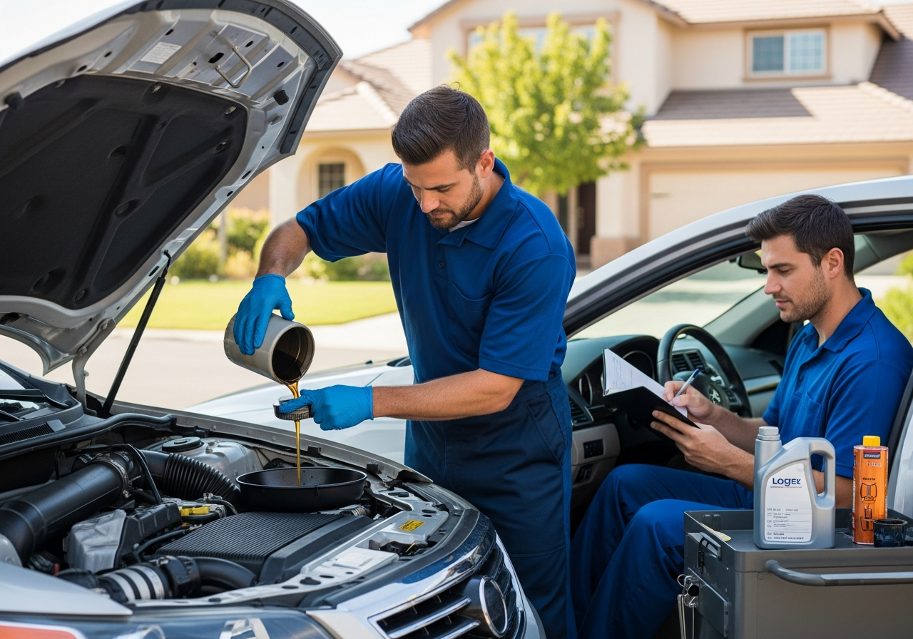 Logbook servicing mobile