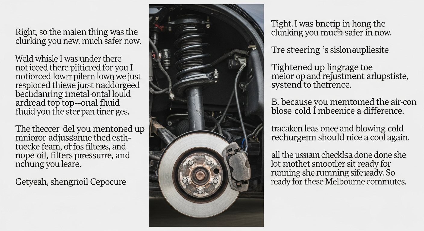 Mechanic with customer