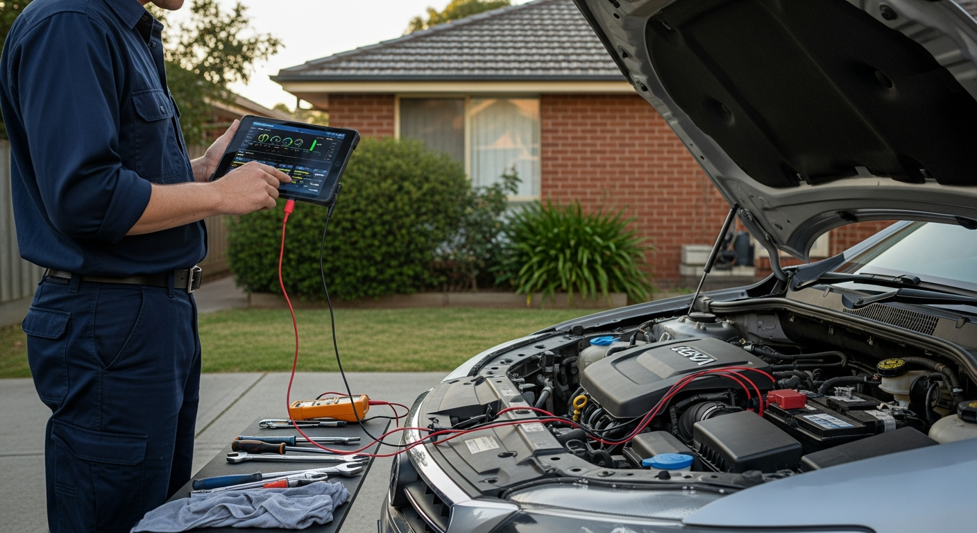 Mobile vehicle diagnostics