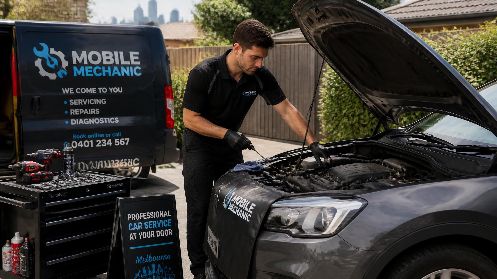 Mobile car service cost Melbourne
