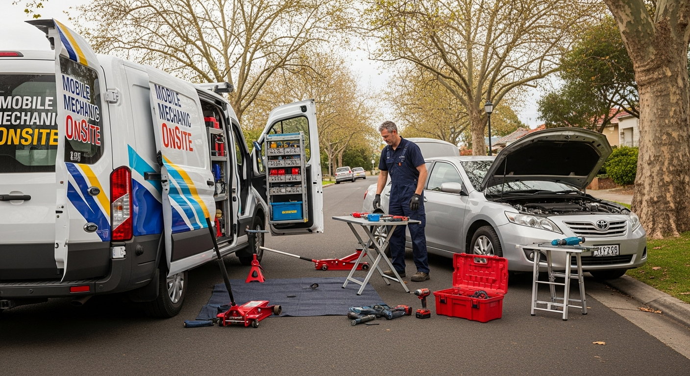 Mobile Mechanic OnSite van in Melbourne