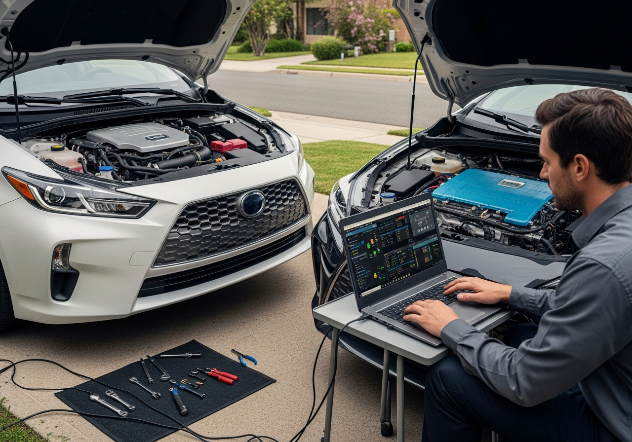 Hybrid diagnostics on-site