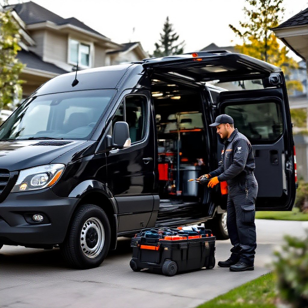 Mobile mechanic service van in Melbourne