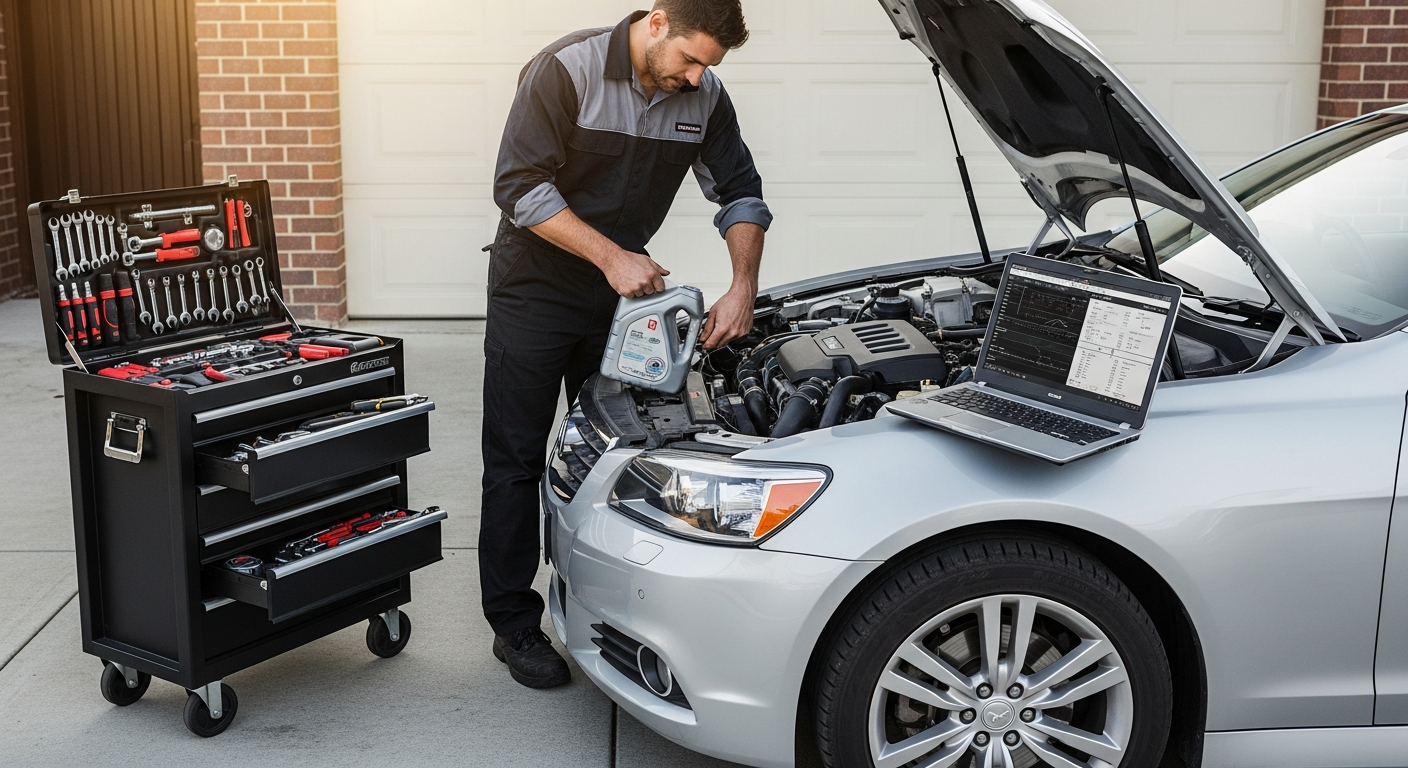 Mobile car service onsite