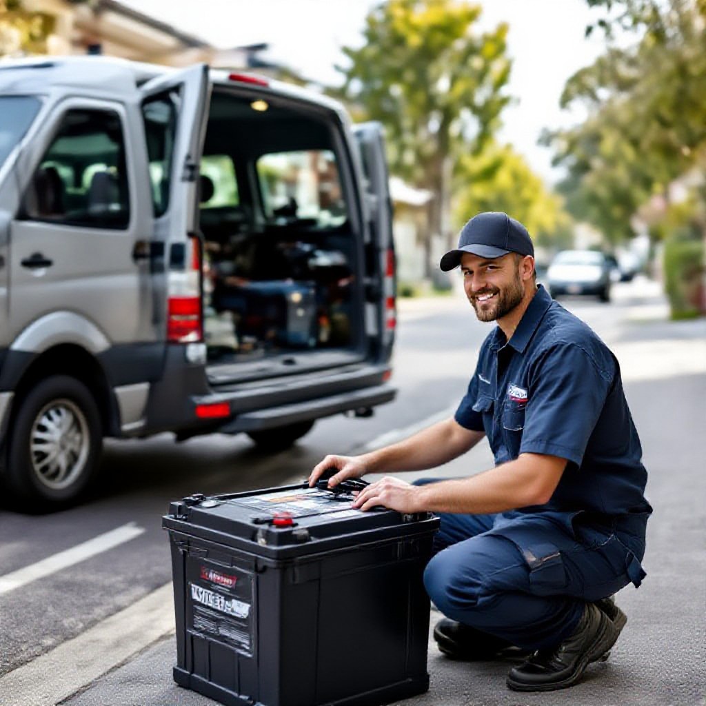 Battery replacement onsite