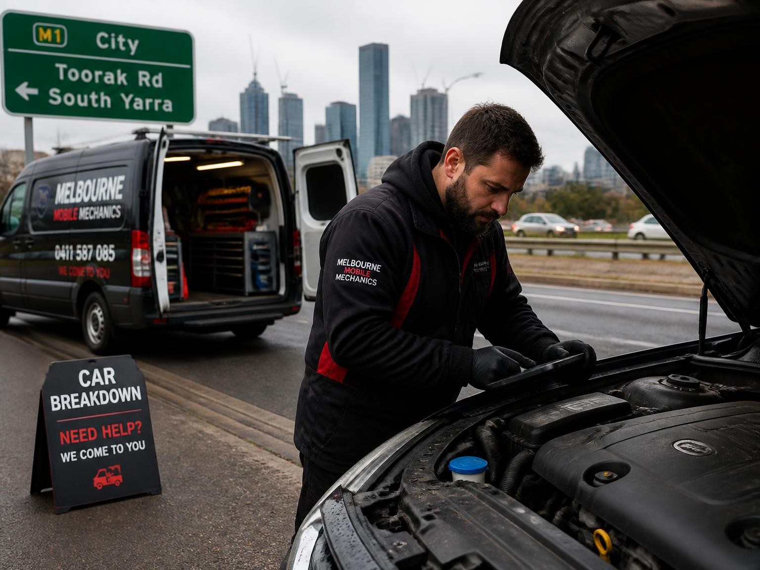 Emergency mobile car repair in Melbourne