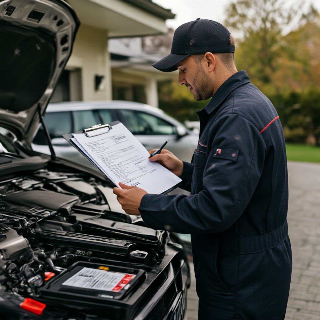 Logbook servicing at home