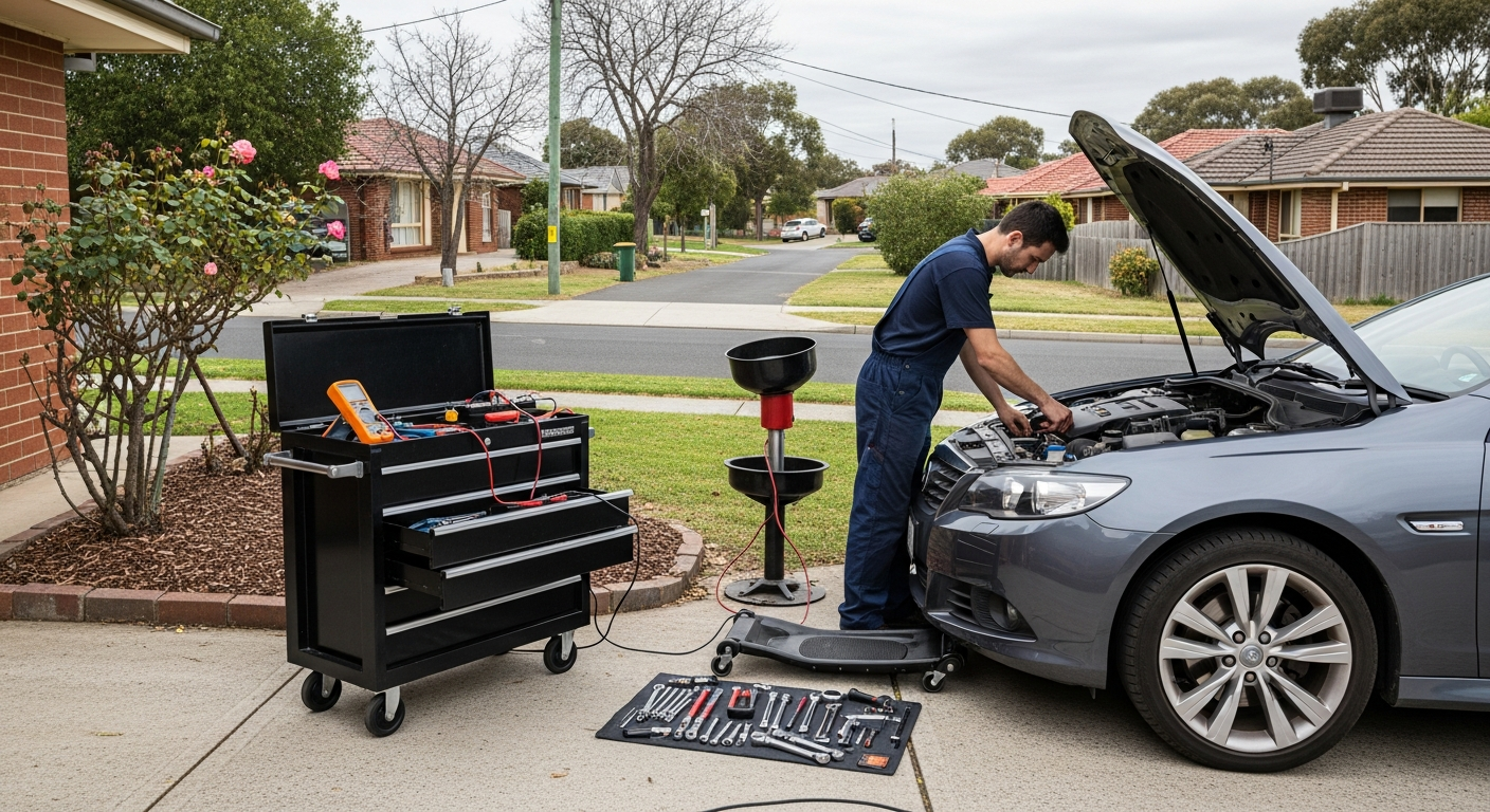 At home car servicing in Melbourne