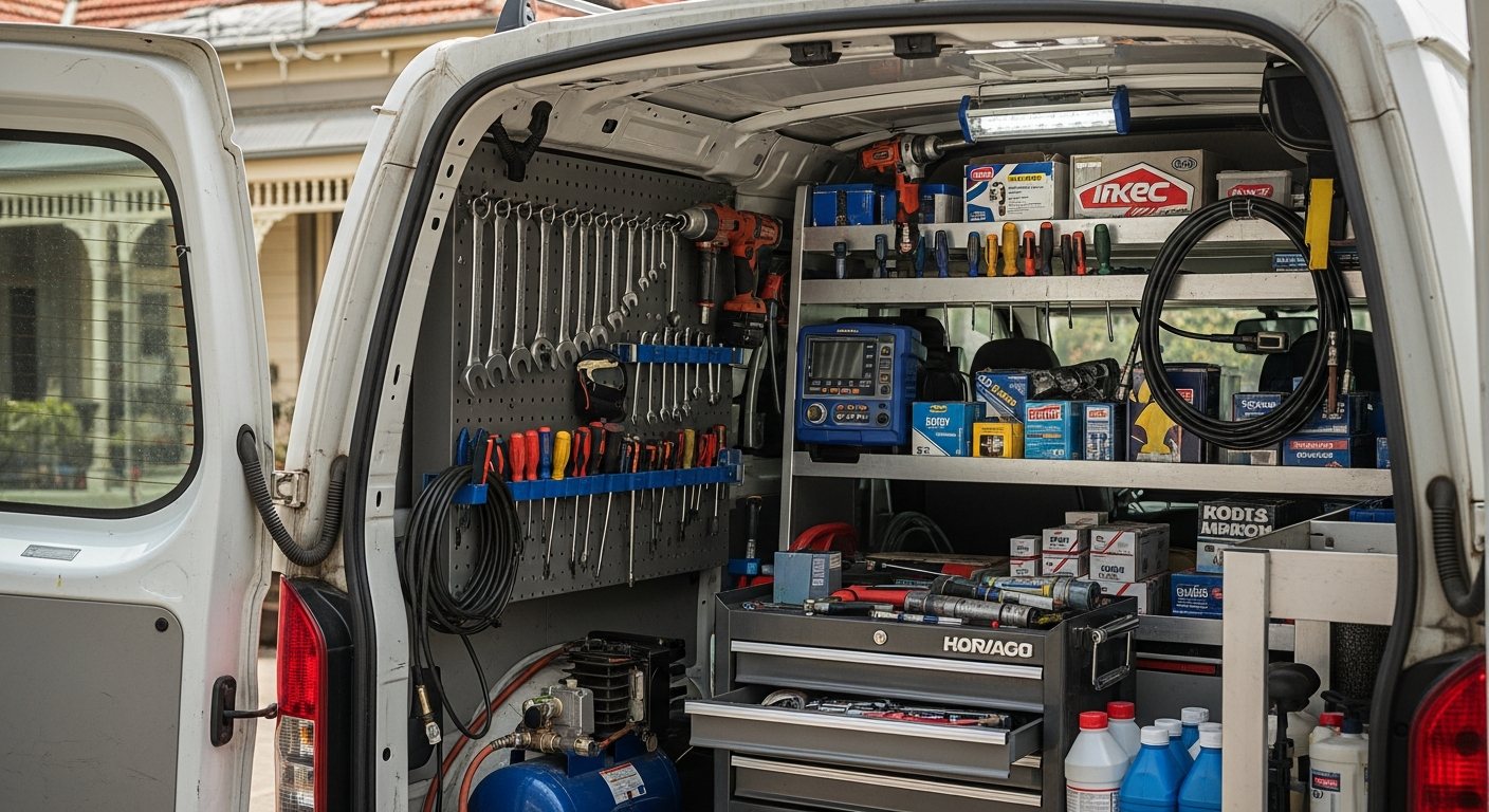 Mobile mechanic van Melbourne