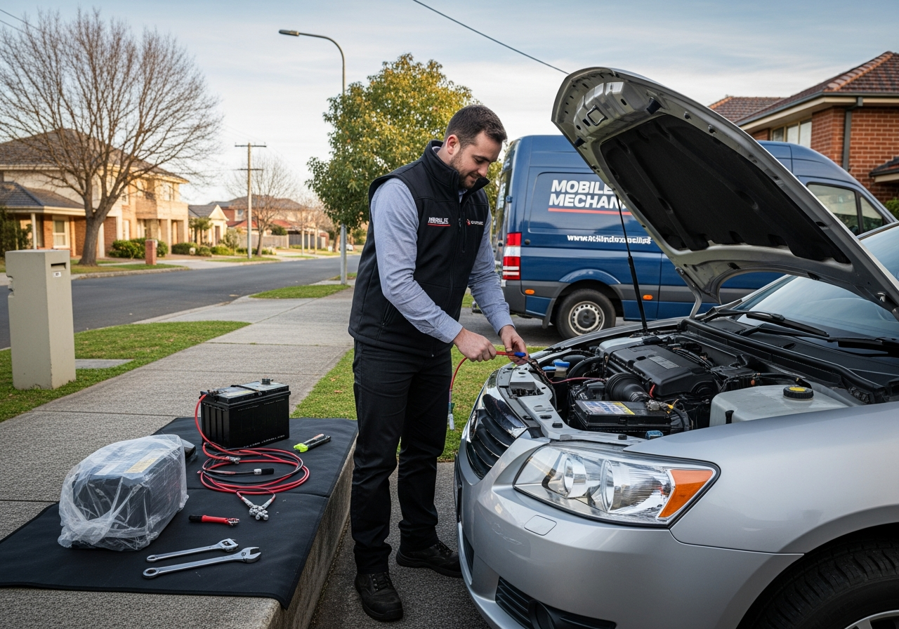 Mobile battery replacement