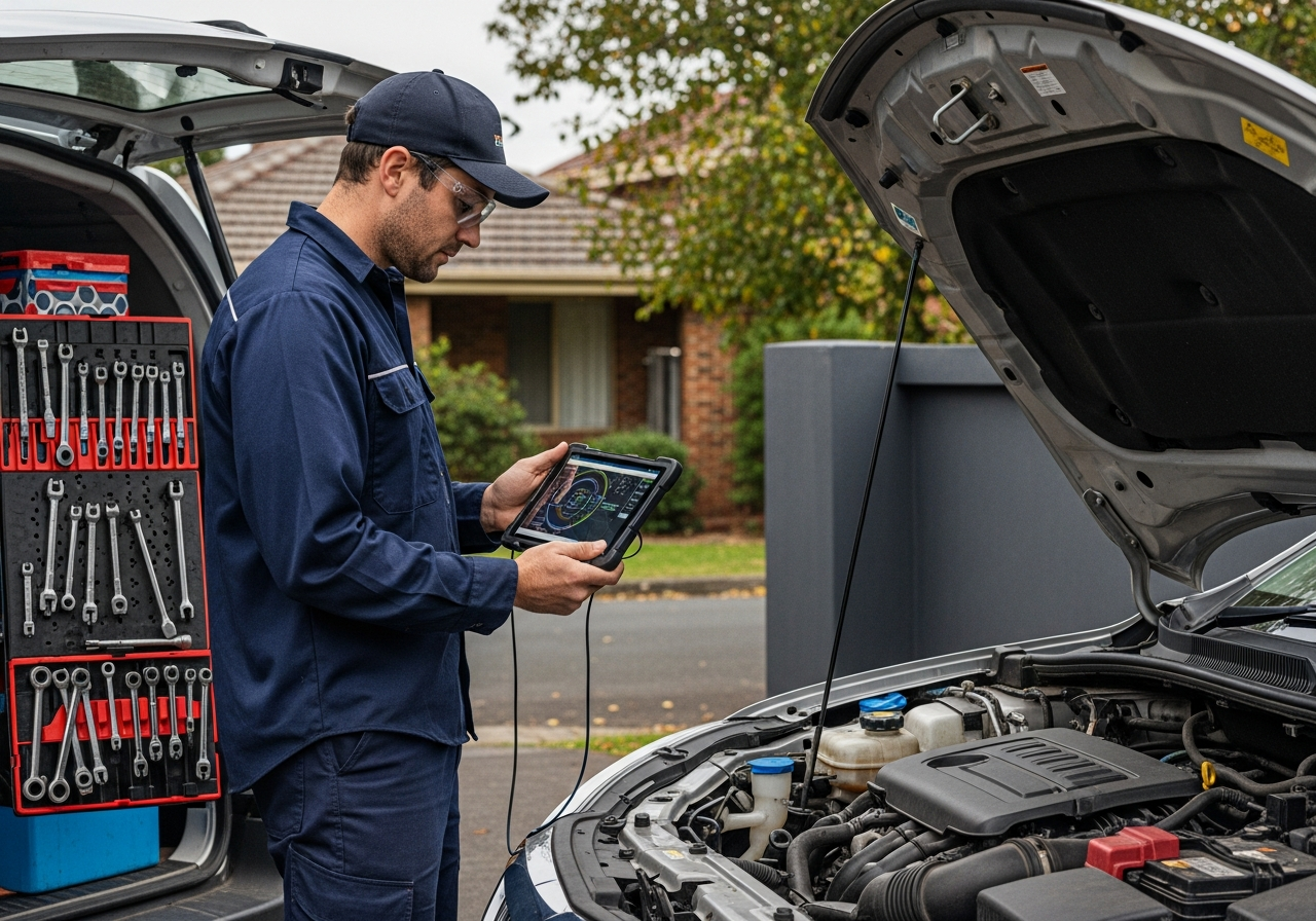 Diagnostic mobile mechanic North Melbourne