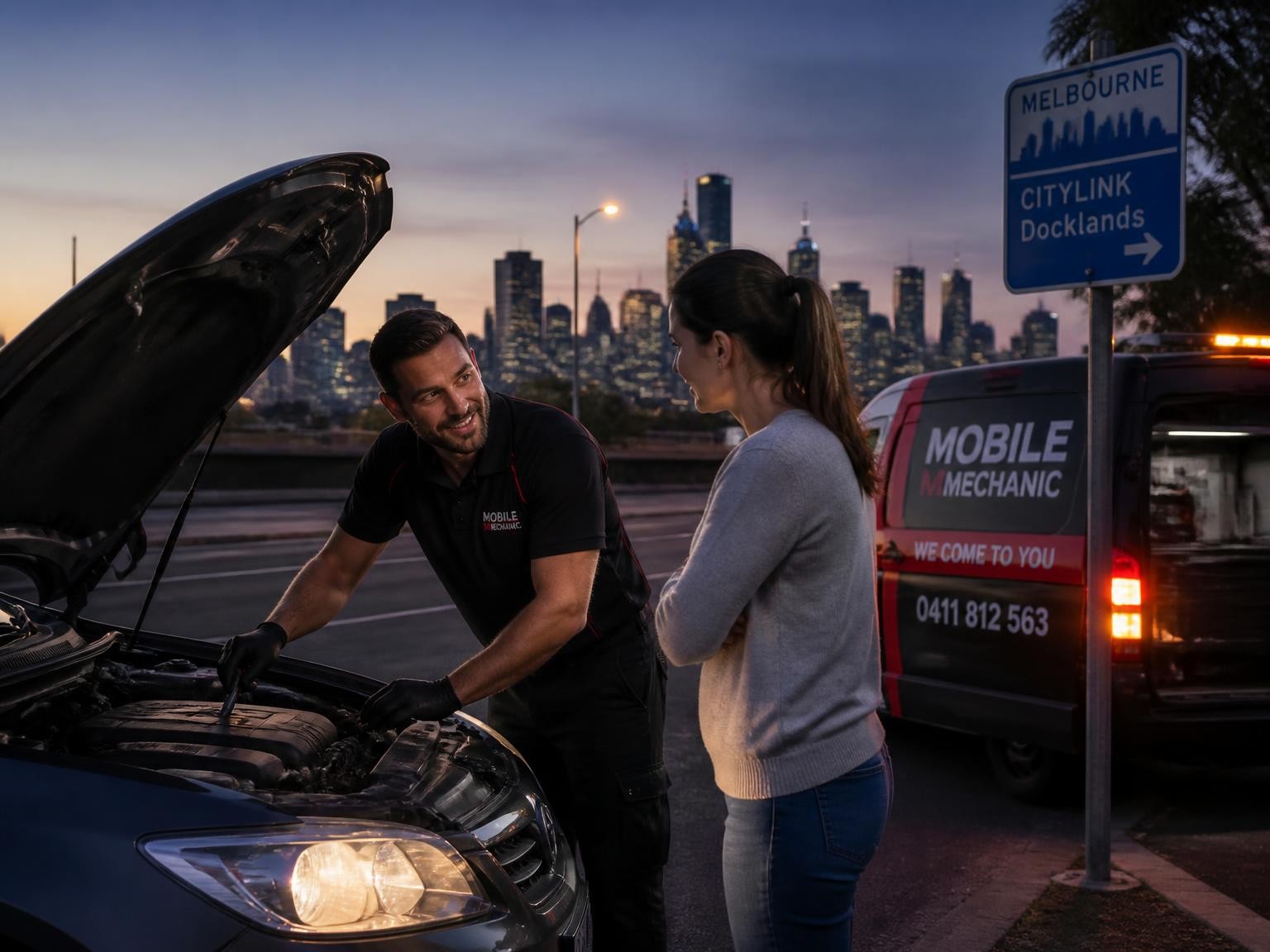 24/7 emergency mobile mechanic in Melbourne