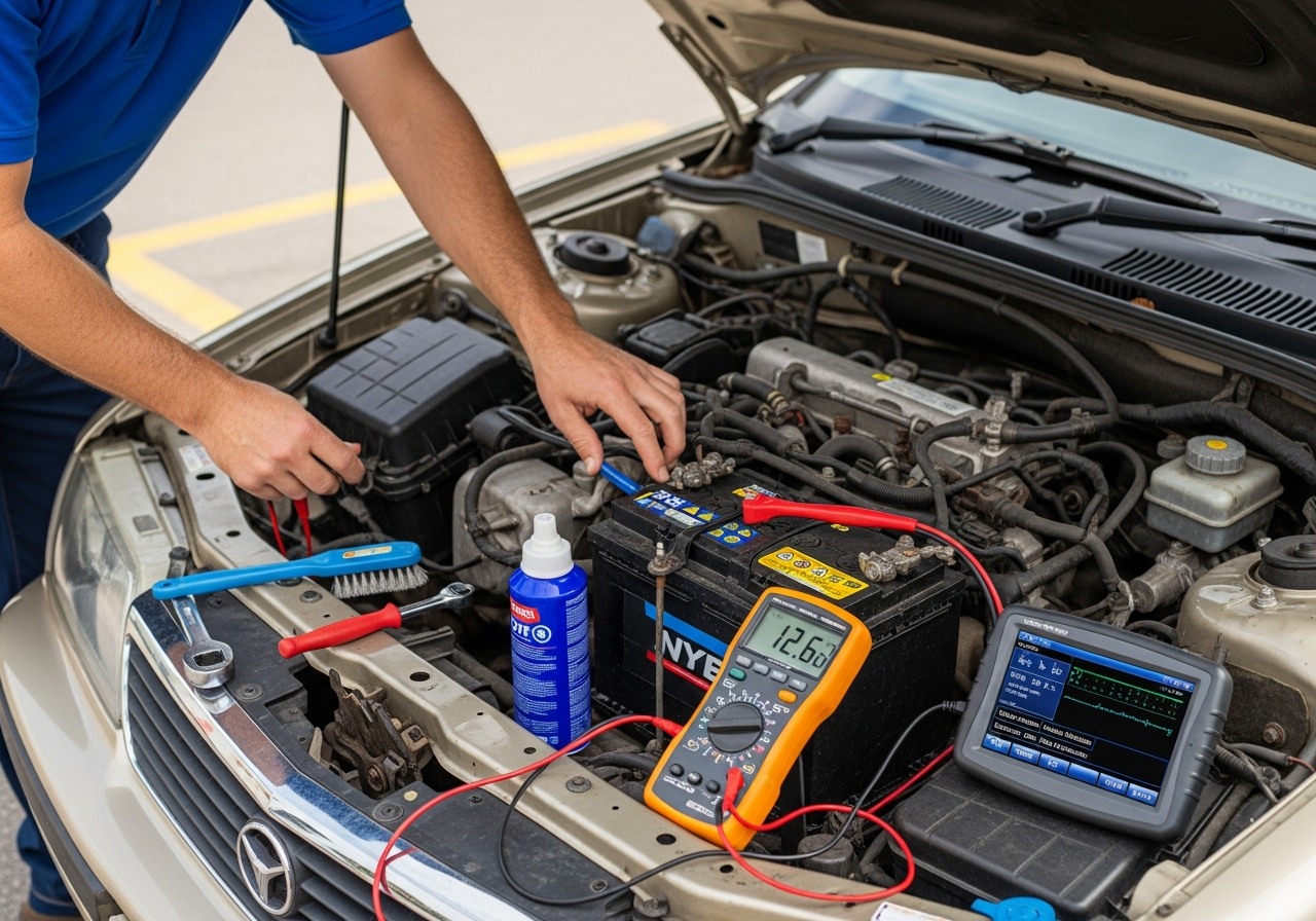 Onsite battery replacement