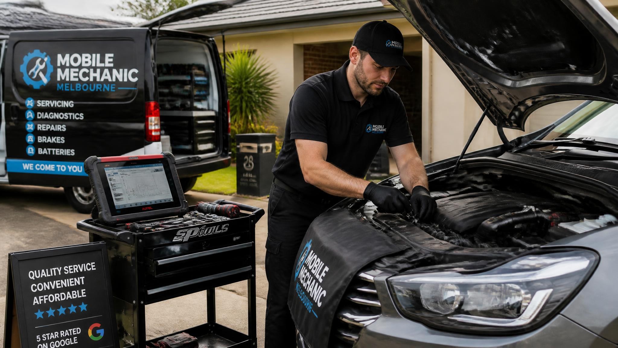 Mobile car servicing in Melbourne