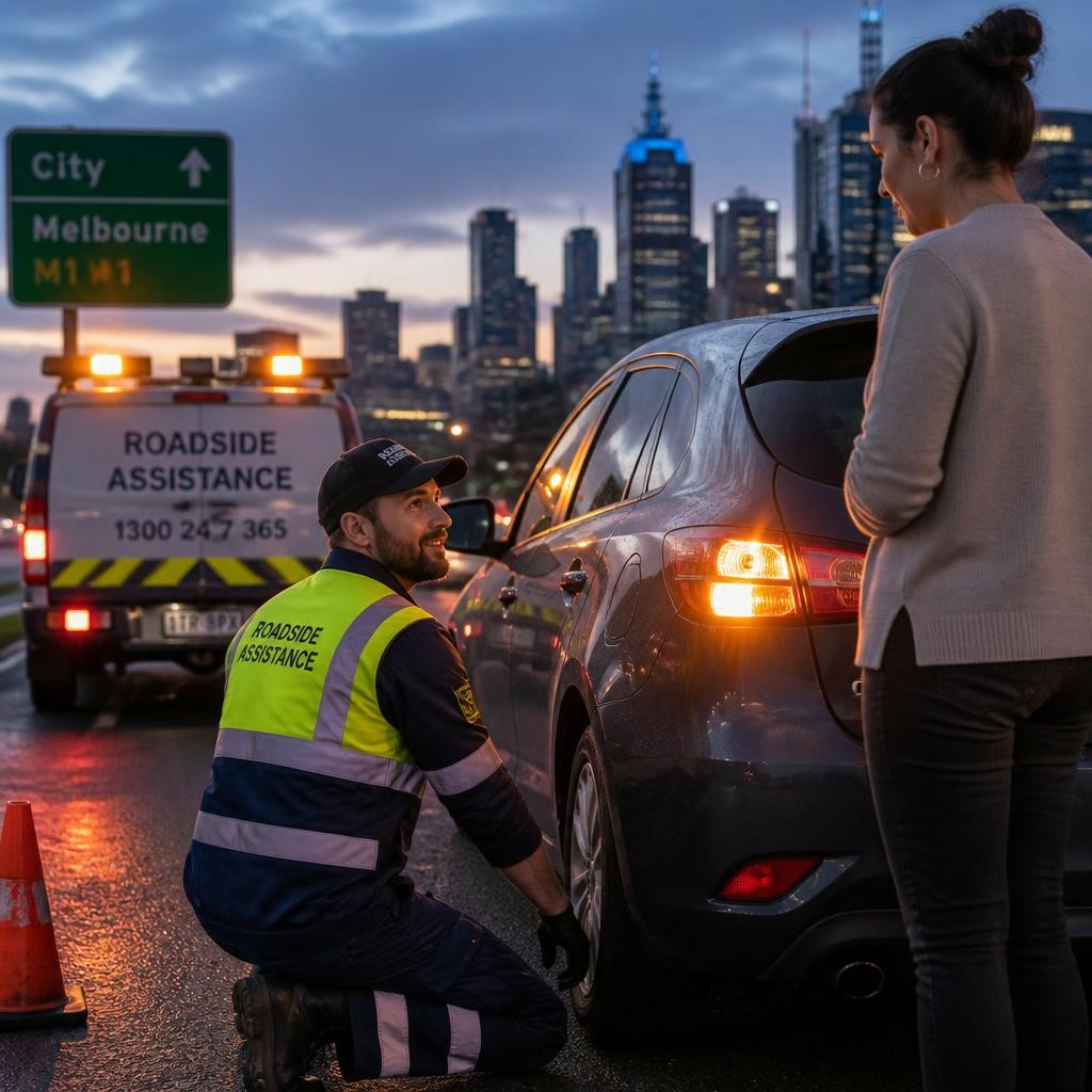 Emergency roadside car repairs in Melbourne