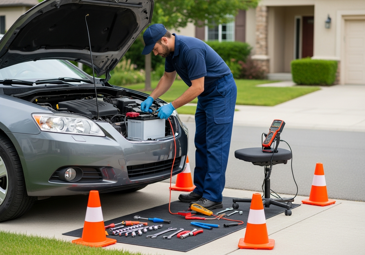 Battery replacement onsite