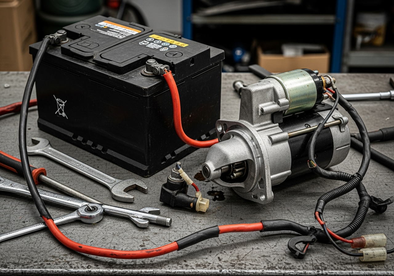 Starter and battery repairs