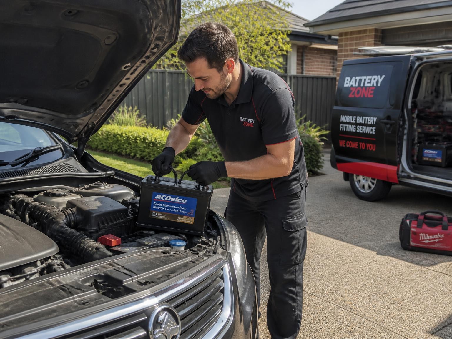 Onsite battery replacement by a Melbourne mobile mechanic