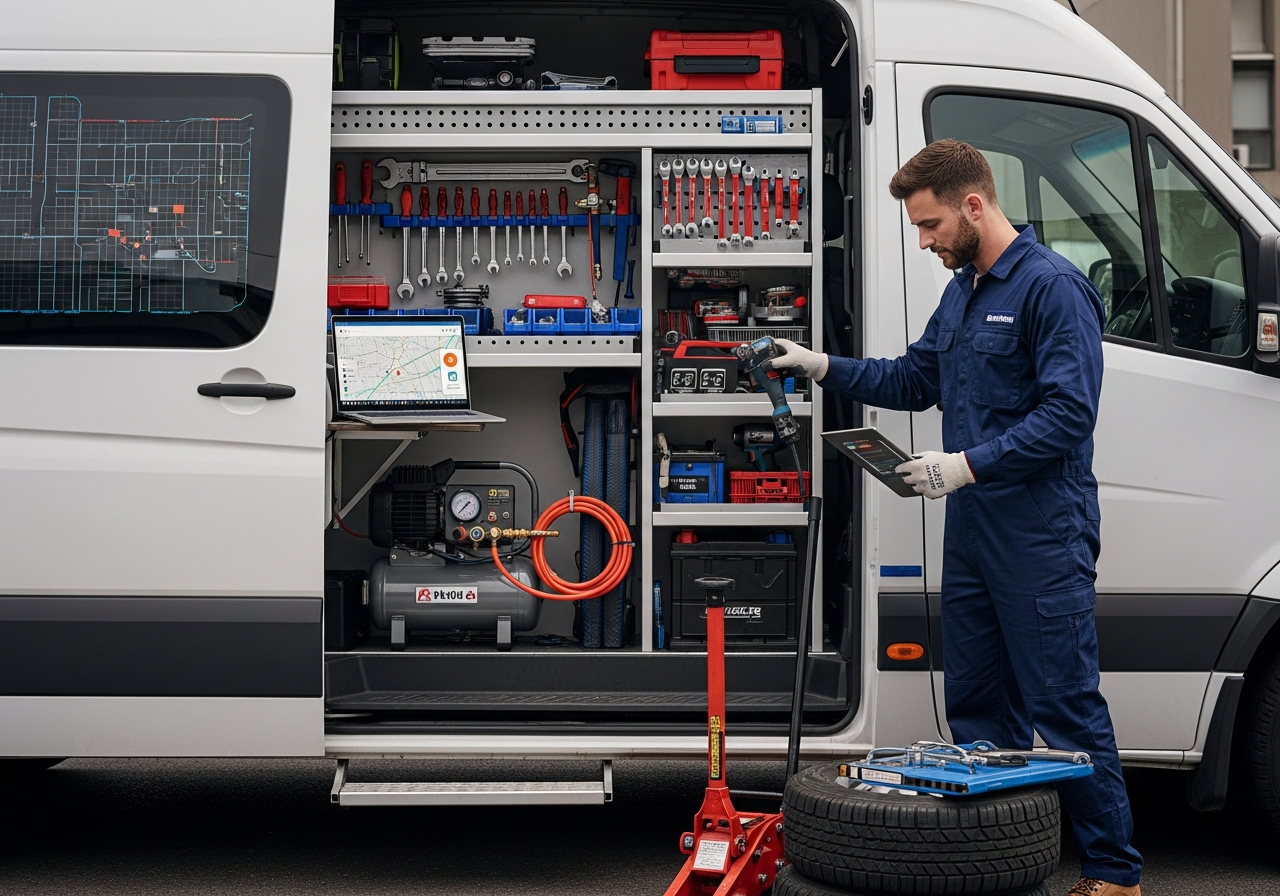 Mobile mechanic van