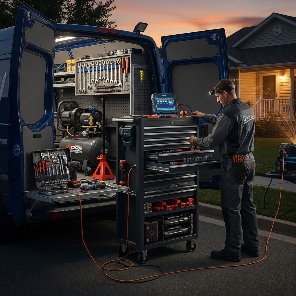 Mobile mechanic van
