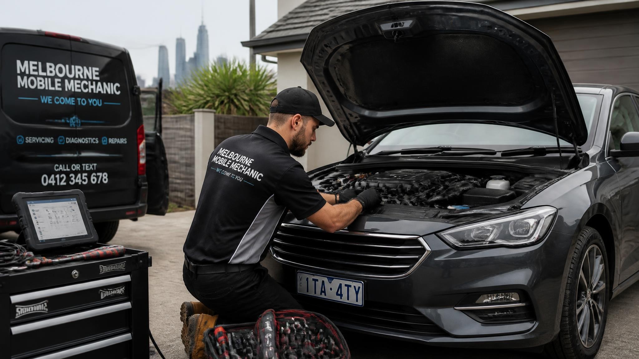 Mobile car repairs in Melbourne