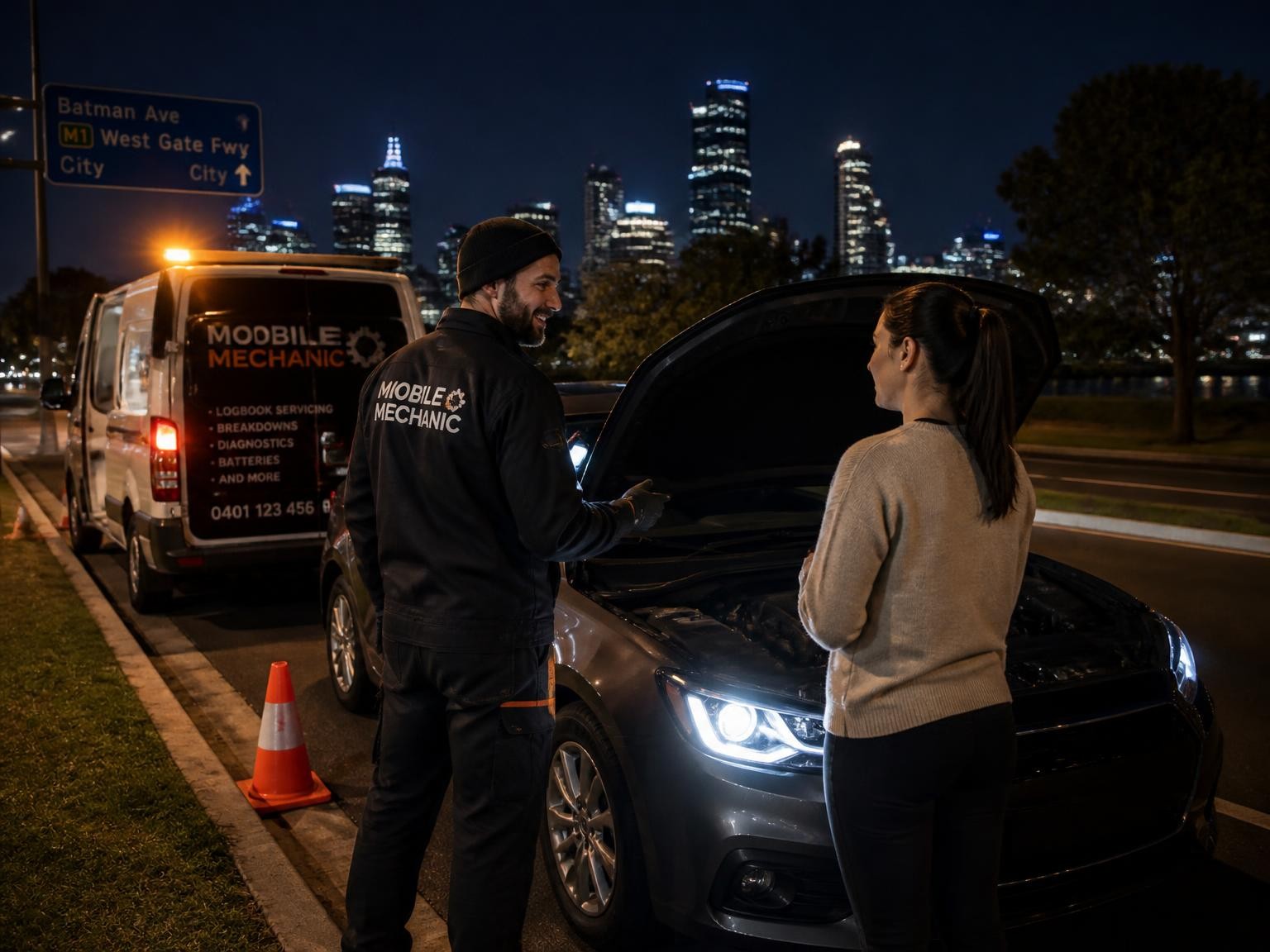 24/7 emergency mobile mechanic in Melbourne