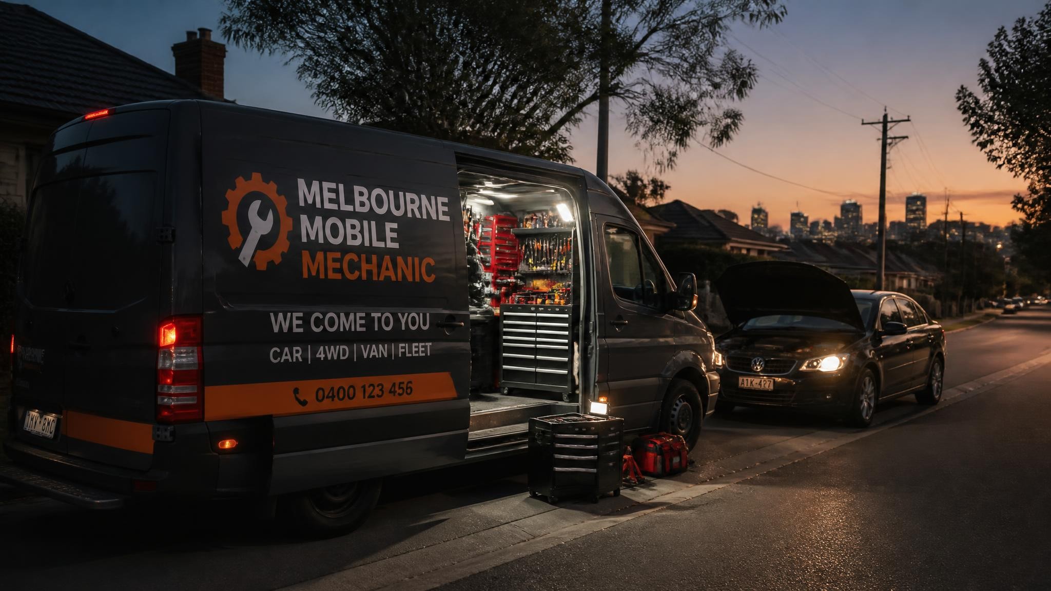 24 hour mobile mechanic service vehicle in Melbourne