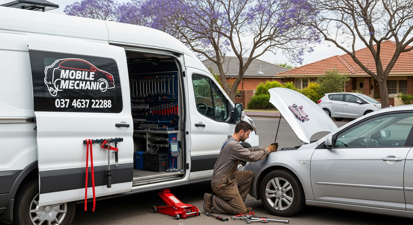 Mobile mechanic van in Melbourne